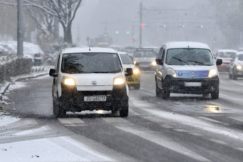 Snijeg u Zagrebu