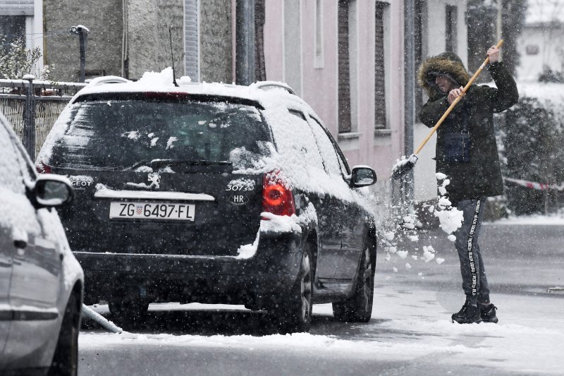 Snijeg u Zagrebu