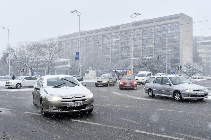 Snijeg u Zagrebu