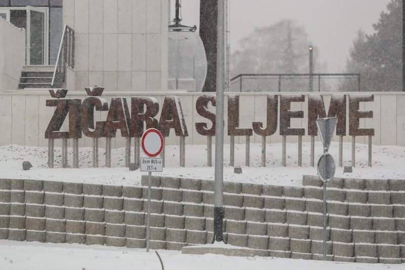 Zagreb pod snježnim pokrivačem