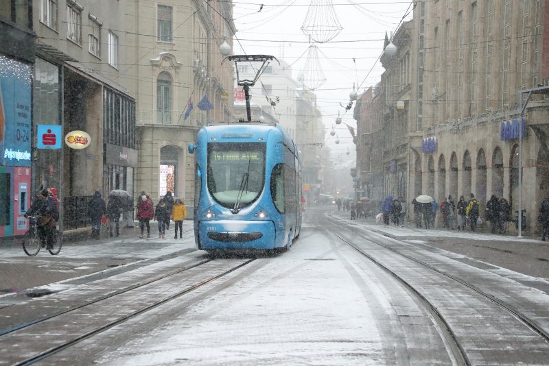 Snijeg u Zagrebu