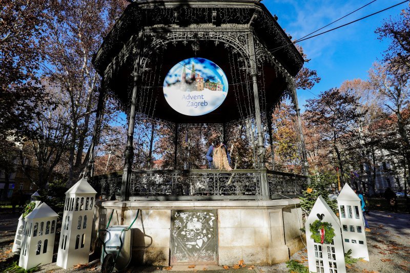 Blagdanske dekoracije u Zagrebu