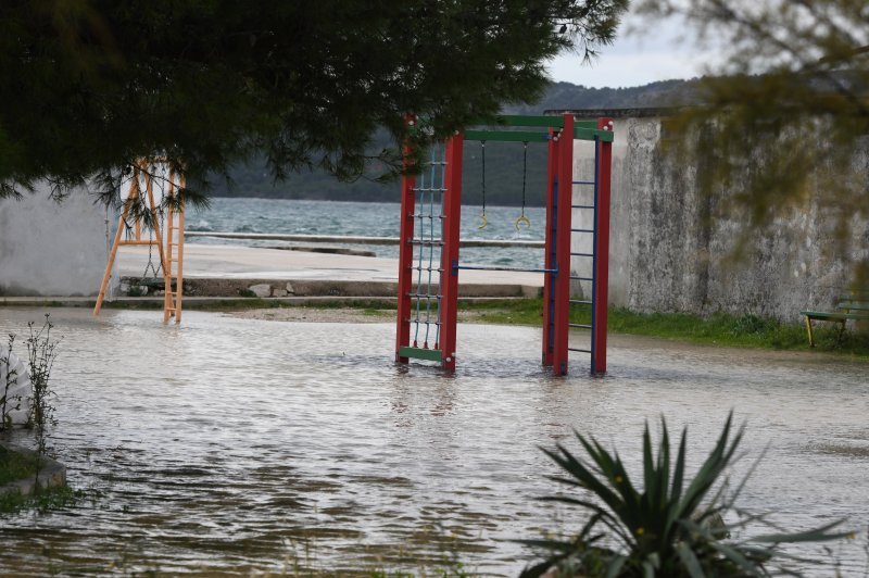 Poplavljena Jadrija u Šibeniku