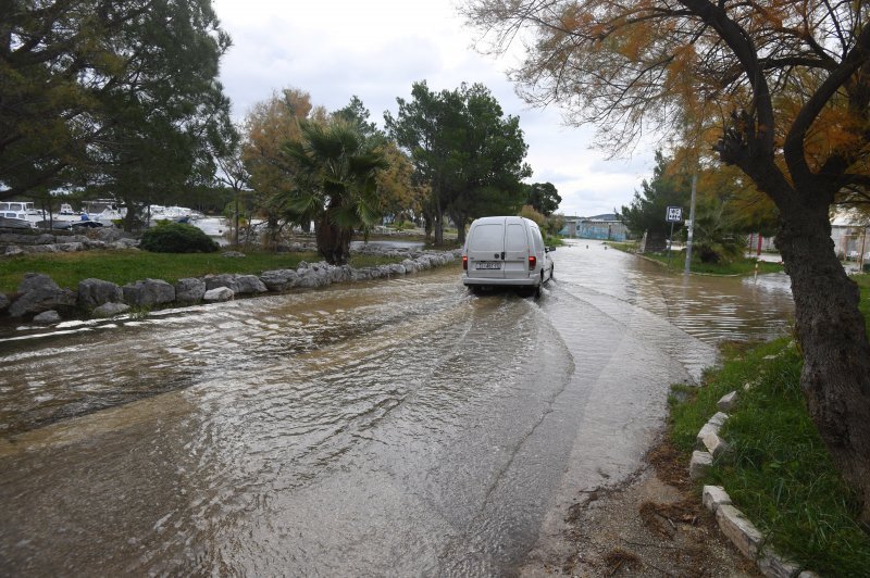 Poplavljena Jadrija u Šibeniku