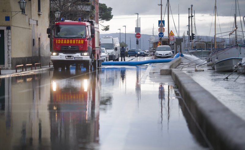 Poplavljene ulice Omiša