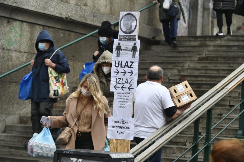 Atmosfera u centru Zagreba nakon uvođenja novih mjera Stožera