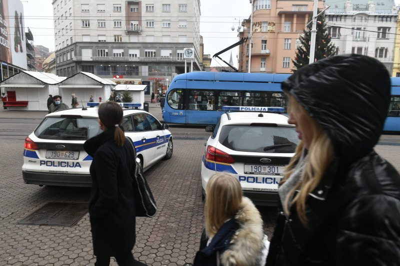 Pojačana policijska kontrola u centru Zagreba na dan uvođenja strožih mjera