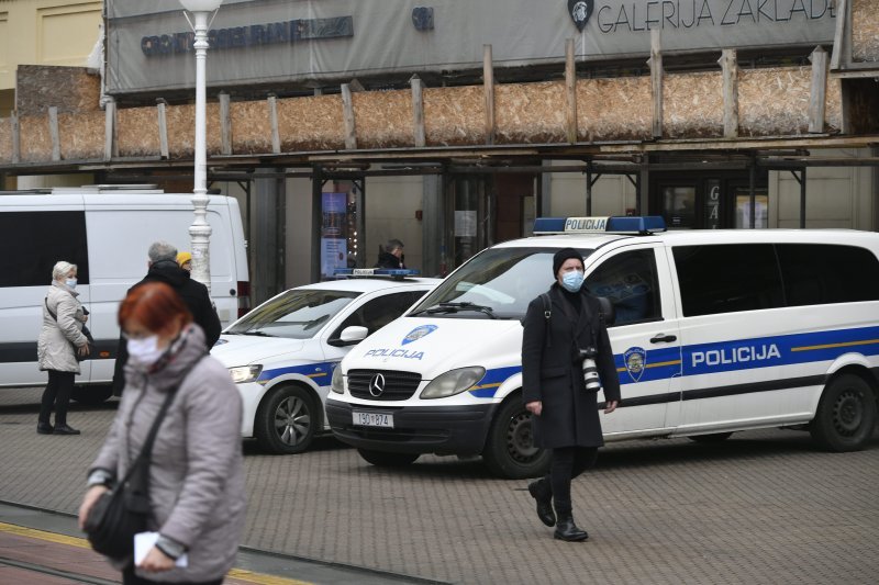 Pojačana policijska kontrola u centru Zagreba na dan uvođenja strožih mjera