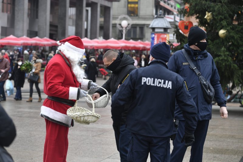 Pojačana policijska kontrola u centru Zagreba na dan uvođenja strožih mjera