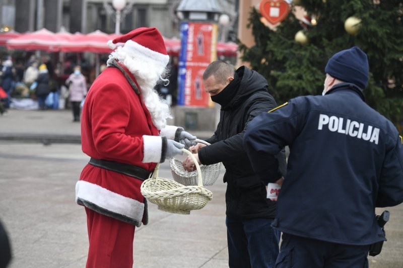 Pojačana policijska kontrola u centru Zagreba na dan uvođenja strožih mjera