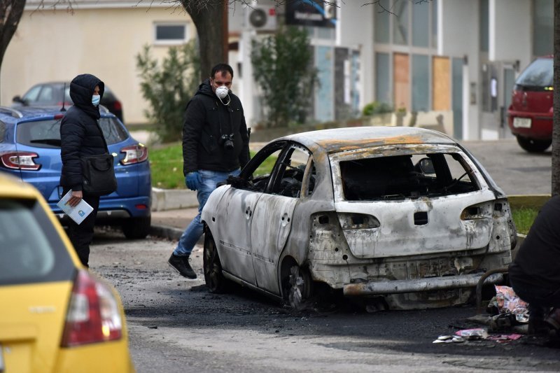 Požar kontejnera za smeće u Zadru