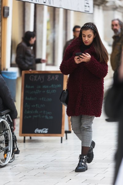 Ulična moda u Zadru