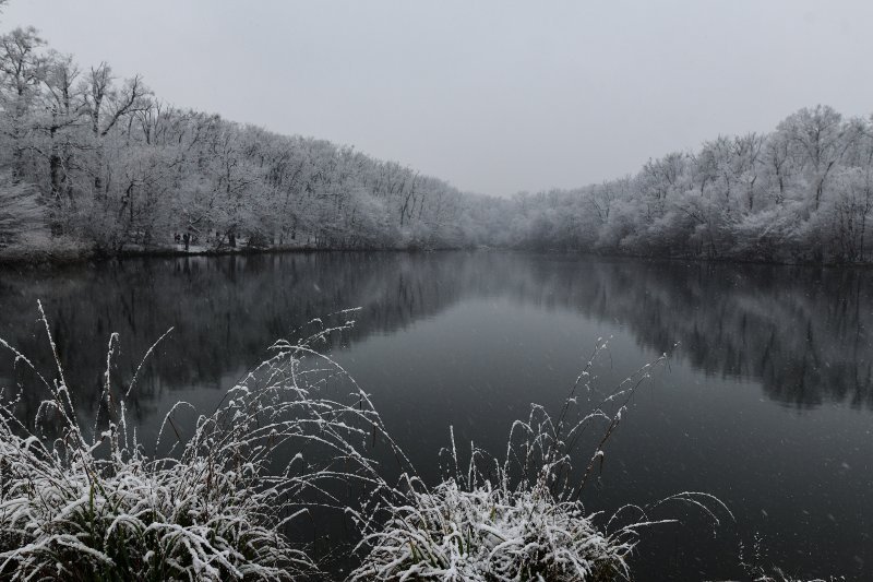 Prvi ovogodišnji snijeg zabijelio je Maksimir