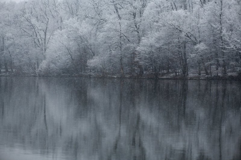 Prvi ovogodišnji snijeg zabijelio je Maksimir