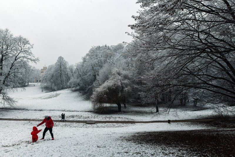 Prvi ovogodišnji snijeg zabijelio je Maksimir