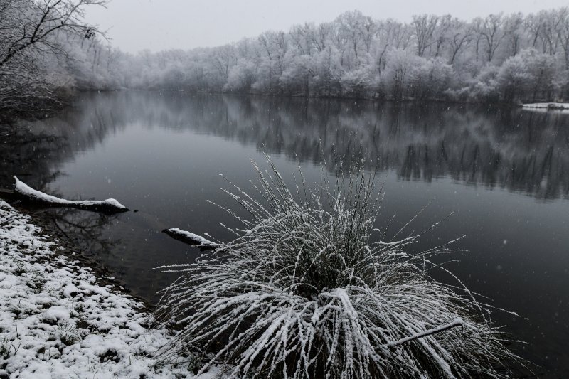 Prvi ovogodišnji snijeg zabijelio je Maksimir