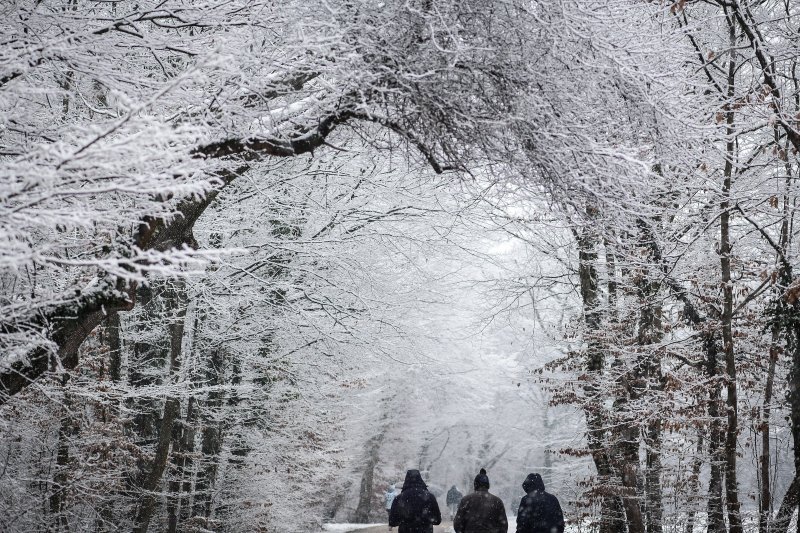 Prvi ovogodišnji snijeg zabijelio je Maksimir