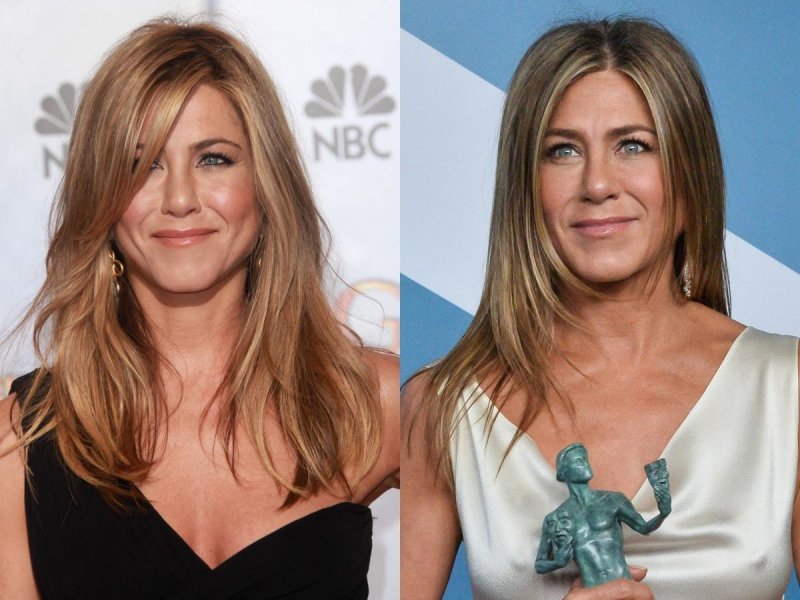 Jennifer Aniston 2010. i 2020.