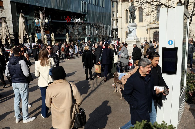 Zagreb: Sunčano i toplo vrijeme u centru grada