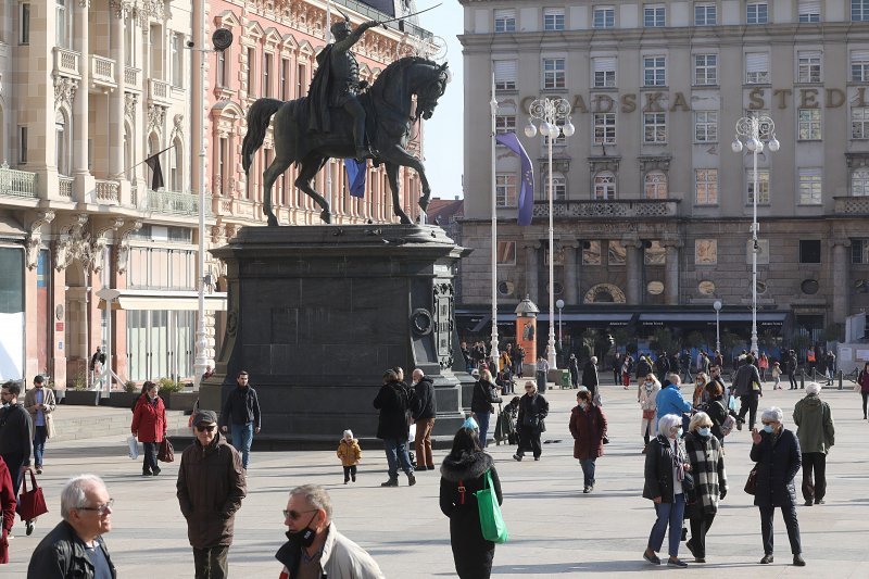 Zagreb: Sunčano i toplo vrijeme u centru grada