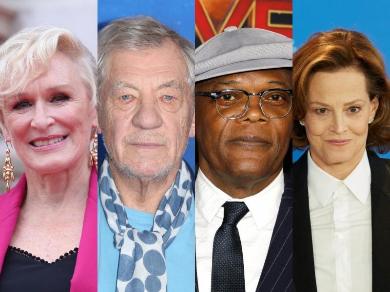 Glen Close, Ian McKellen, Samuel L. Jackson, Sigourney Weaver