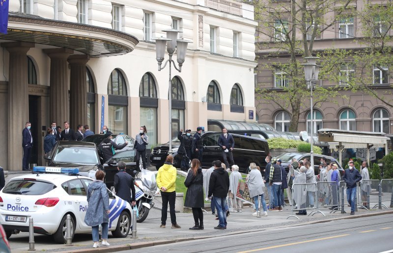 Snimanje TV serije 'Agent Hamilton' na balkonu hotela Esplanade