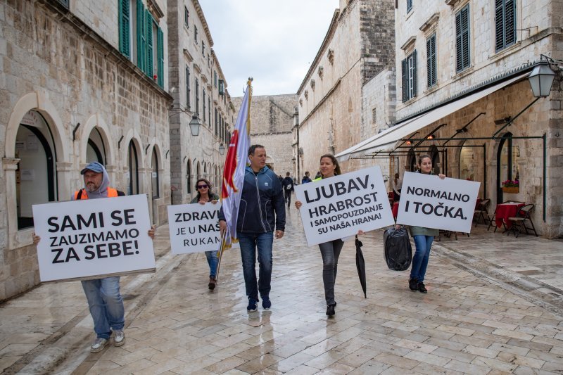 Dubrovnik: Svjetski prosvjed za slobodu