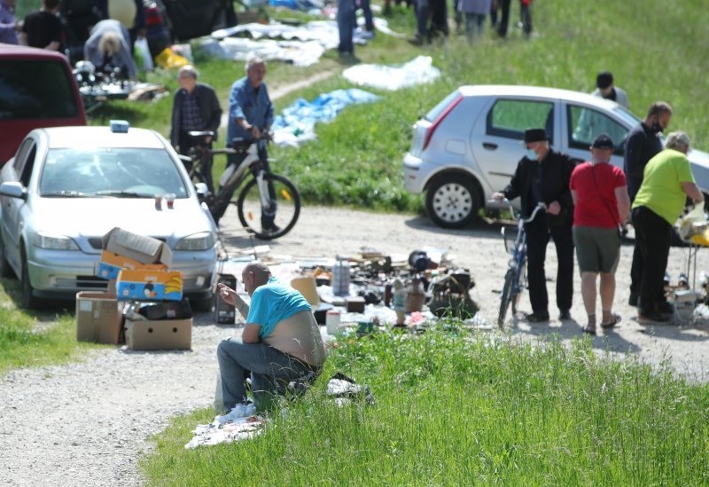 Zagreb: Gužva na Savskom nasipu zbog zatvorenog sajma na Hreliću