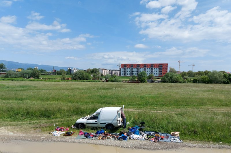 Zagreb: Gužva na Savskom nasipu zbog zatvorenog sajma na Hreliću