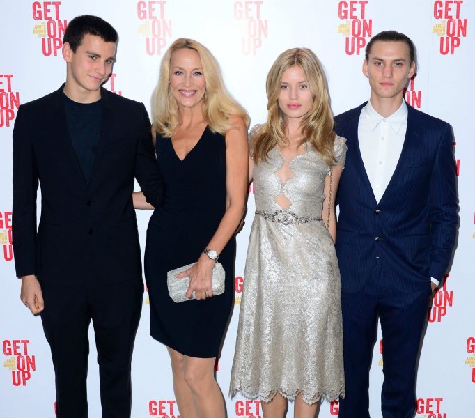 Gabriel Jagger, Jerry Hall, Georgia May Jagger, Josh McClelland