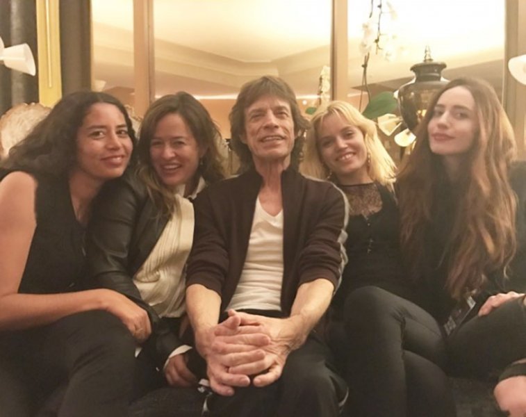 Karis Jagger, Jade Jagger, Mick Jagger, Georgia May Jagger, Elizabeth Jagger