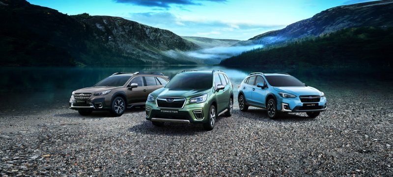 Subaru Outback, Forester i XV