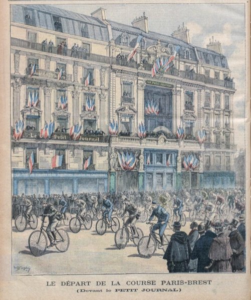 Peugeot Type 3 na utrci Paris-Brest-Paris 1891. godine na stranicama Petit Journala