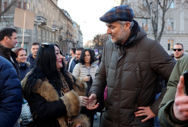 Zastupnici Mosta na prosvjedu