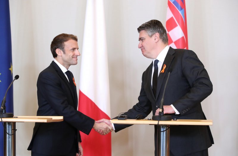 Emmanuel Macron i Zoran Milanović