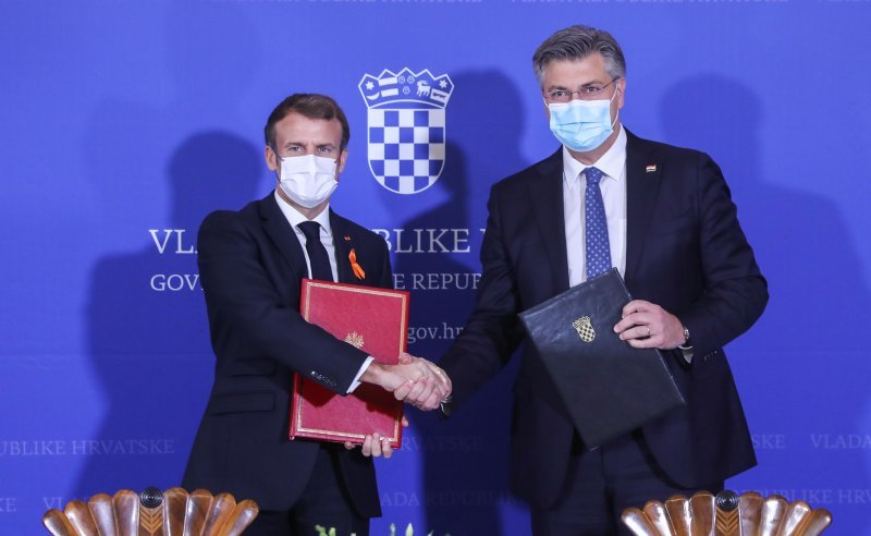 Macron i Plenković su potpisali Deklaraciju o strateškoj suradnji