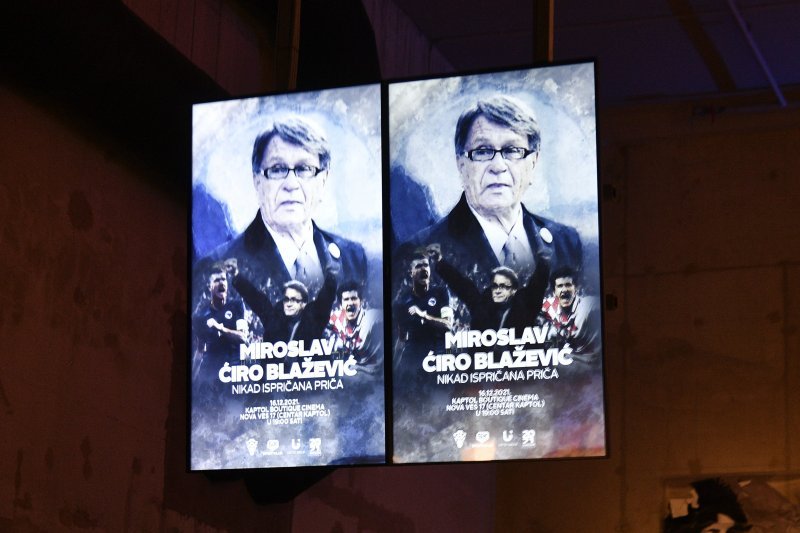 Svečana premijera dokumentarnog filma Miroslav Ćiro Blažević Nikad ispričana priča, Zagreb, 16.12.2021.