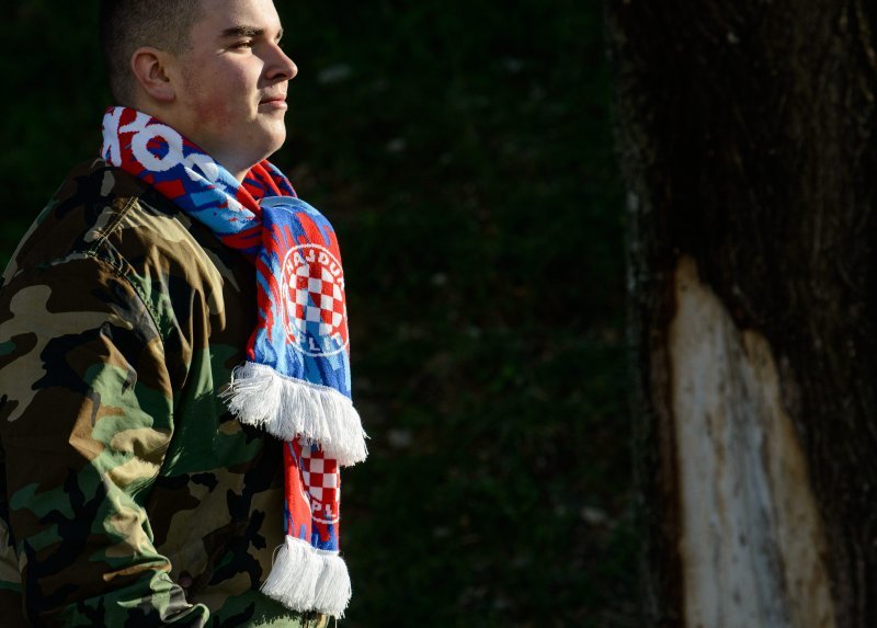 Navijači pred utakmicu Hajduk - Osijek