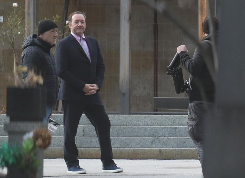 Kevin Spacey na grobu Franje Tuđmana