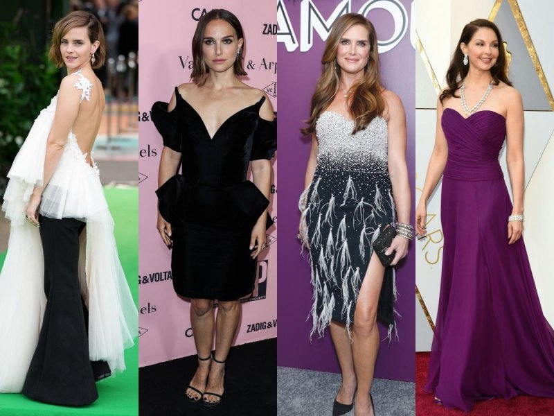 Emma Watson, Natalie Portman, Brooke Shields, Ashley Judd