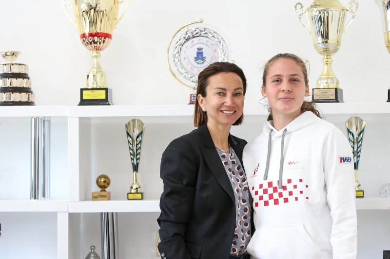 Iva Majoli i Tara Wurth na konferenciji teniske reprezentacije