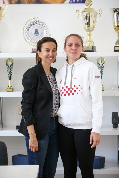 Iva Majoli i Tara Wurth na konferenciji teniske reprezentacije