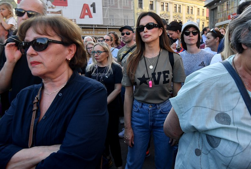 Severina na prosvjedu 'Dosta!' u znak solidarnosti za prekid trudnoće