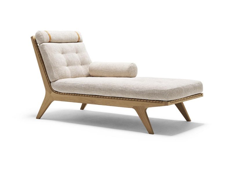 Klismos by Knoll, Chaise Longue by Antonio Citterio