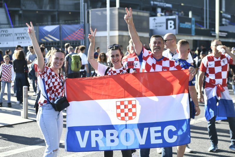 Hrvatski navijači u Parizu