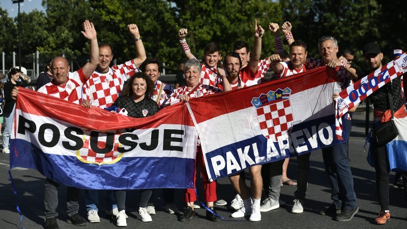 Hrvatski navijači u Parizu