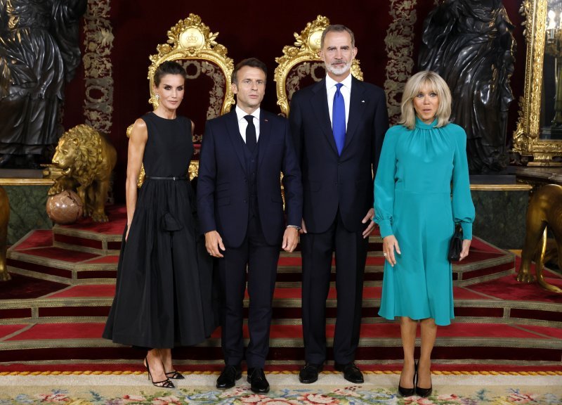 Kraljica Letizia, Emanuel Macron, kralj Filipe, Brigitte Macron