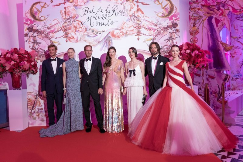 Alexandra od Hanovera, Ben-Sylvester Strautmann, Andrea Casiraghi, Tatiana Santo Domingo, Charlotte Casiraghi, Dimitri Rassam, Pierre Casiraghi, Beatrice Borromeo