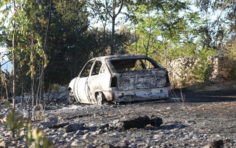 Posljedice požara na području Raslina