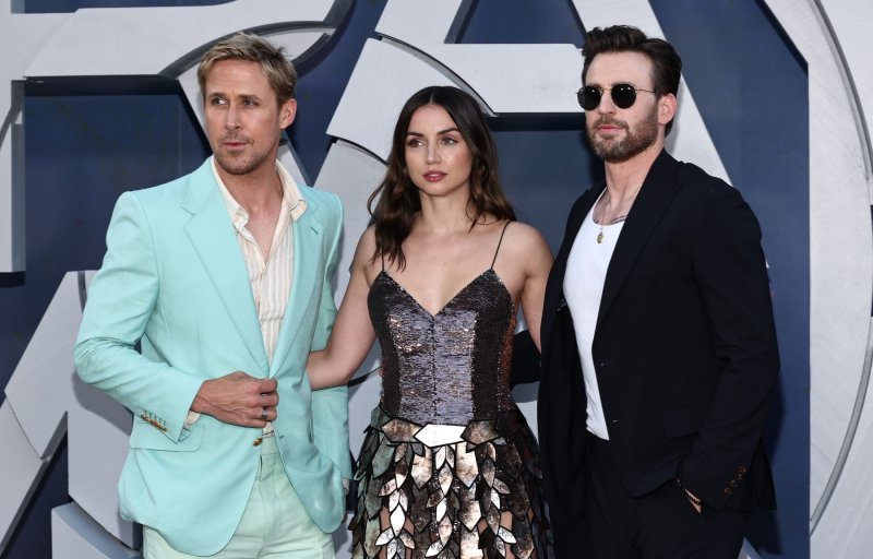 Ana de Armas, Ryan Gosling i Chris Evans